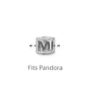 Letter M - Fits Pandora Bracelets-Watchus