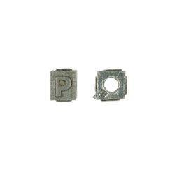 Letter P - Silver Plated-Watchus