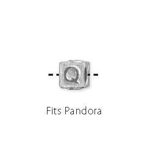 Letter Q - Fits Pandora Bracelets-Watchus