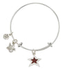 Lt Blue Star Dove Bangle Bracelet-Watchus