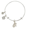 Mitten Charm Bangle Bracelet-Watchus