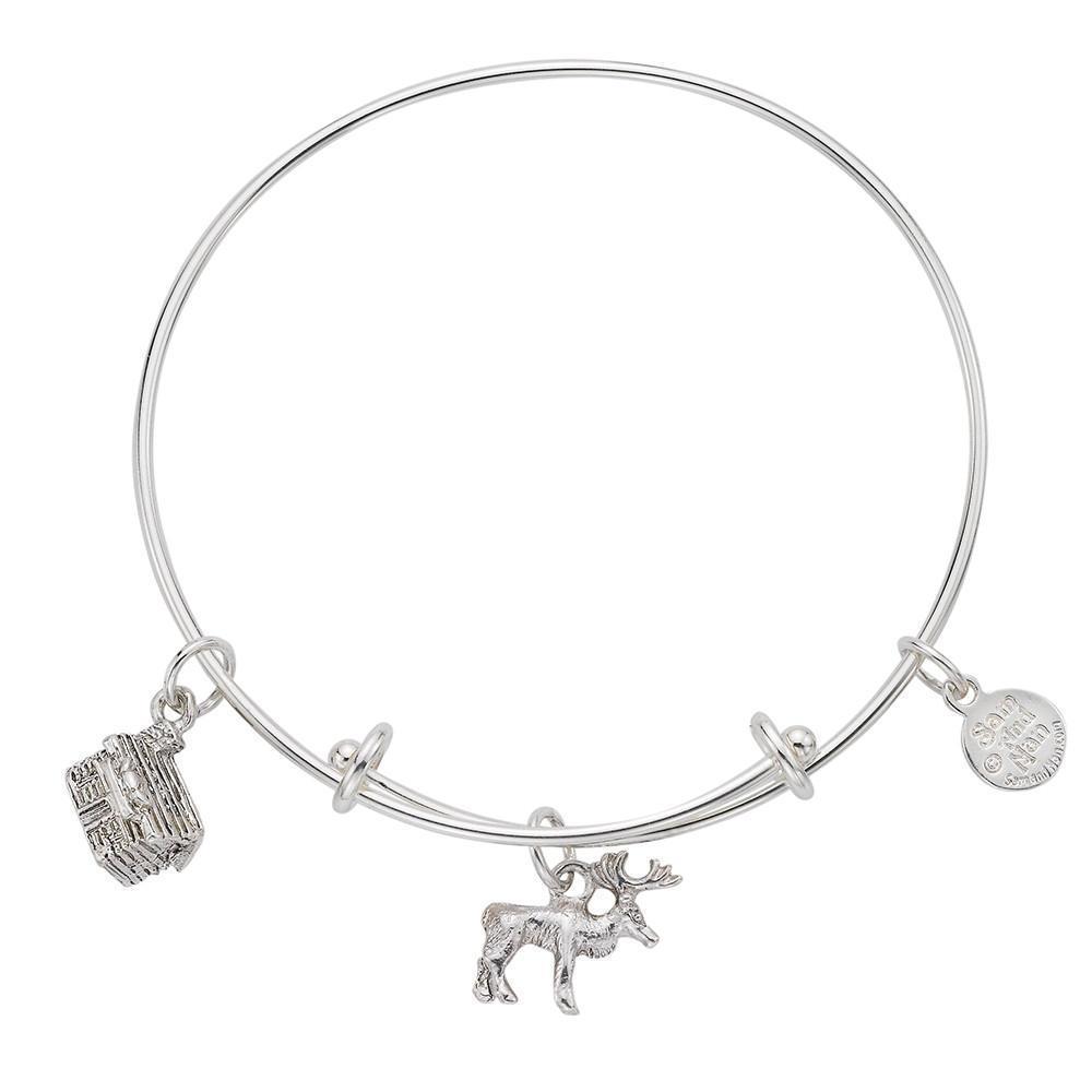 Moose Cabin Bangle Bracelet-Watchus