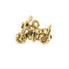 Motorcycle Chopper Plated Gold Charms-Watchus