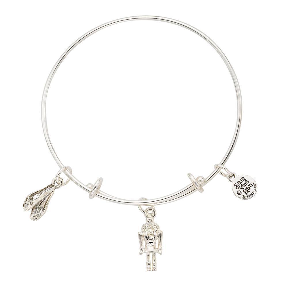Nutcracker Ballet Shoes Bangle Bracelet-Watchus