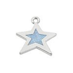 Opal Glitter Epoxy Star Charm