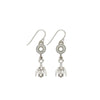 Pearl Corkscrew Earrings-Watchus