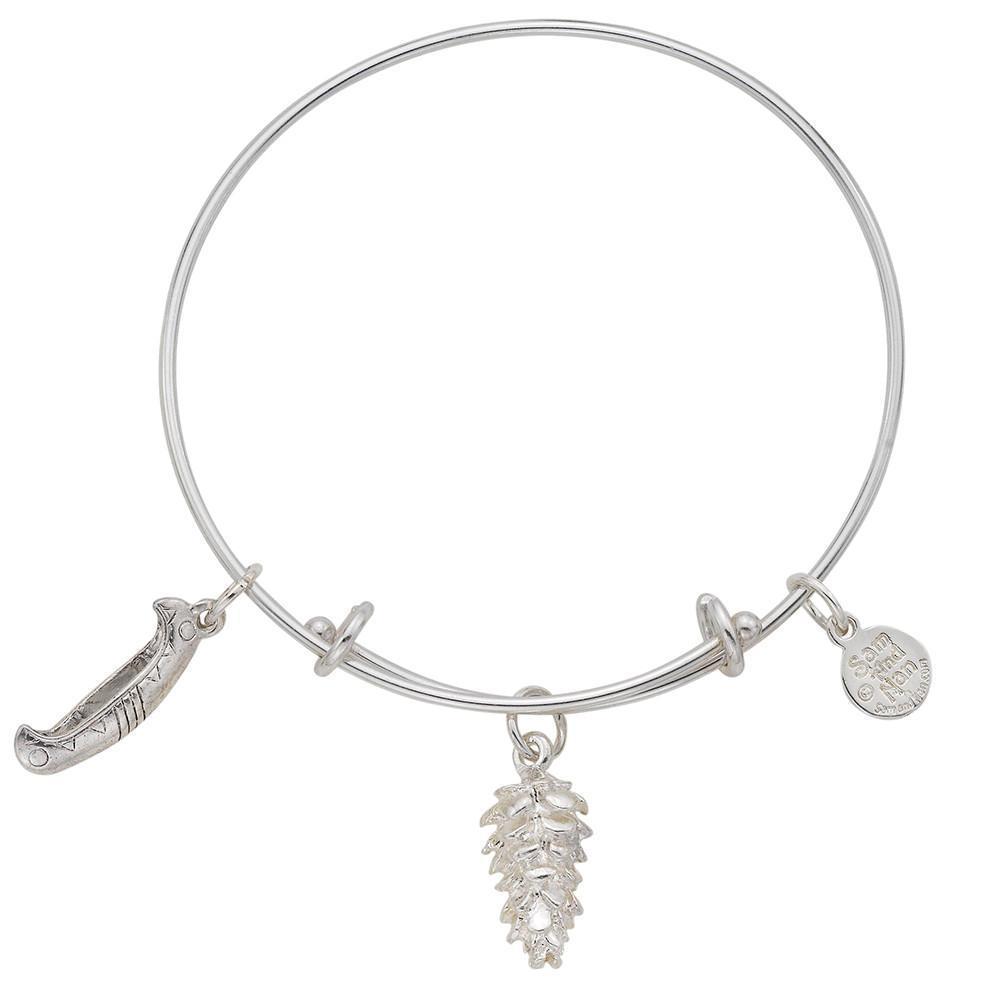 Pinecone Canoe Bangle Bracelet-Watchus