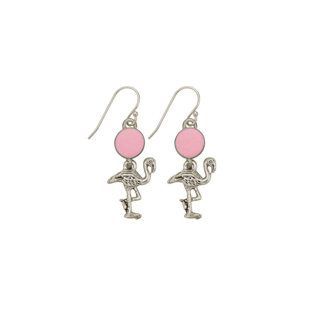 Pink Flamingo Earrings