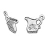 Pitcher with Rose 3D Silver Charm-Watchus