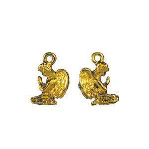 Praying Angel Plated Gold Charms