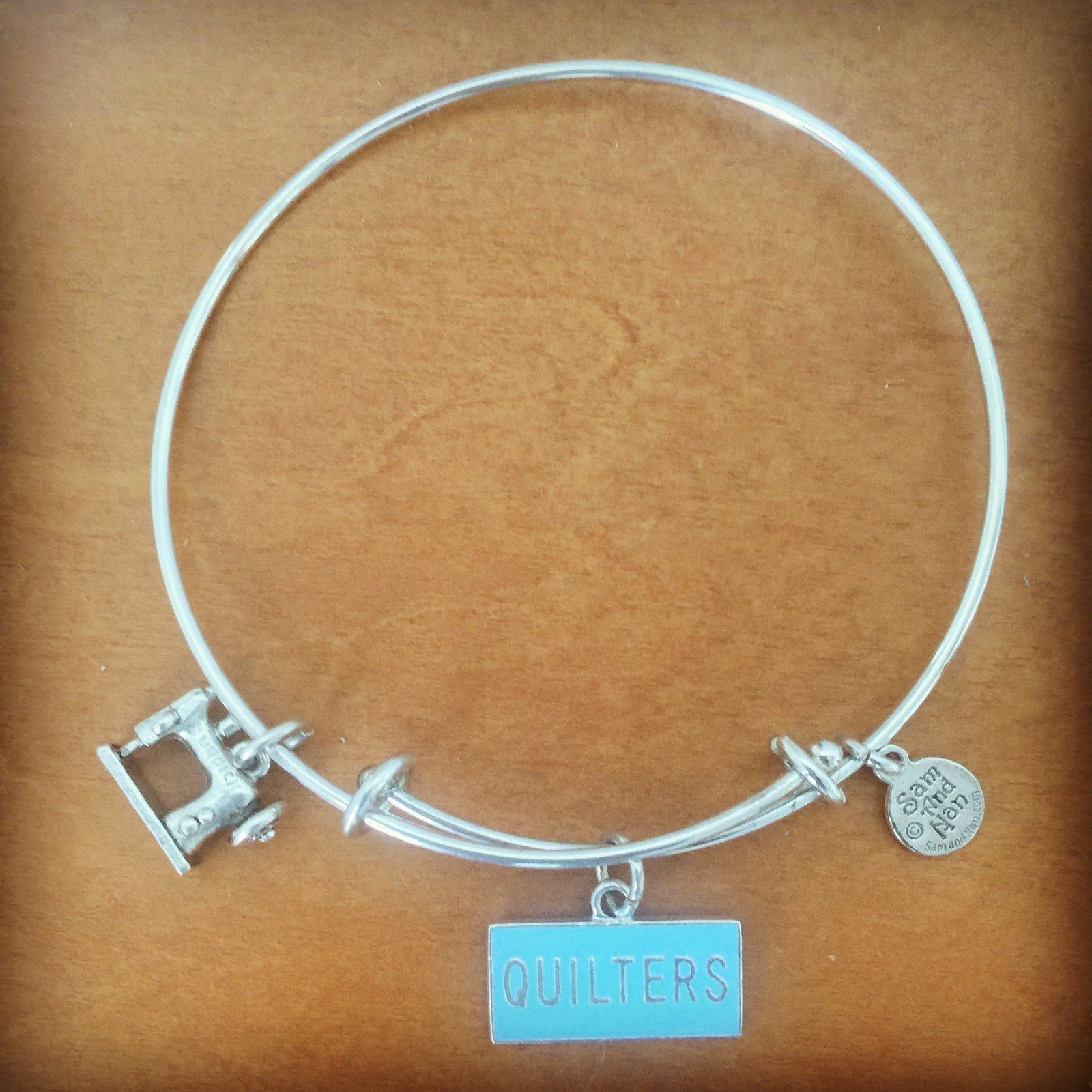 Quilters Machine Bangle Bracelet-Watchus