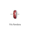 Red Spacer Beads Fit Pandora Bracelets-Watchus