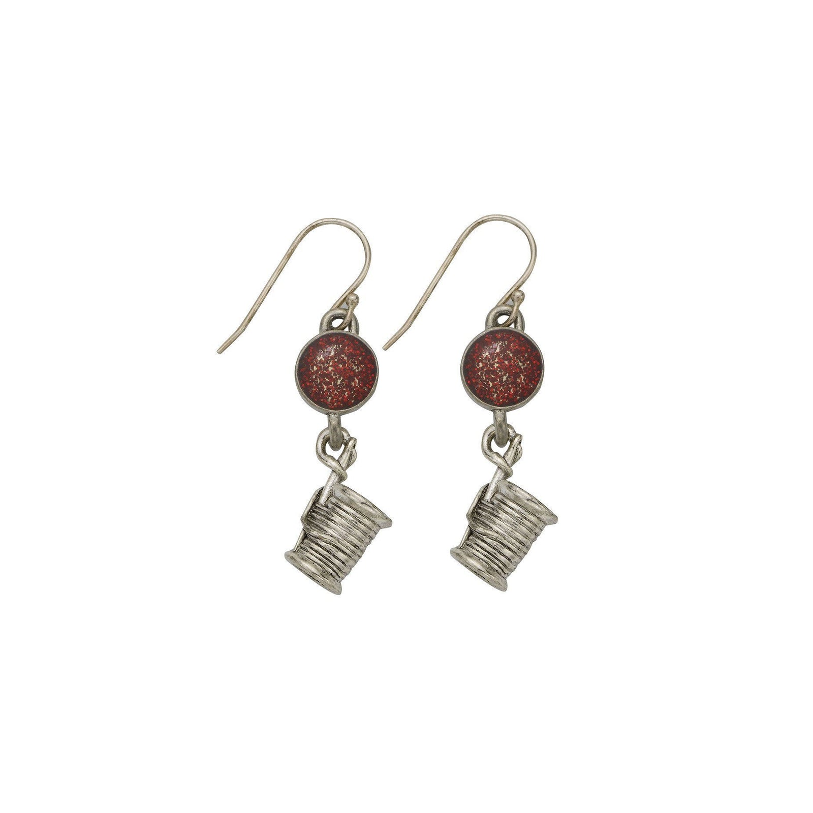 Red Thread Earrings-Watchus