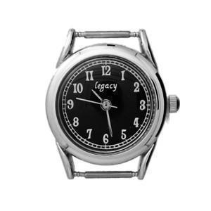 Ribbon Watch Face. White Dial ith Arabic Numbers__12mm-Watchus