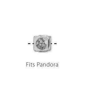 Rose Bead - Fits Pandora Bracelets