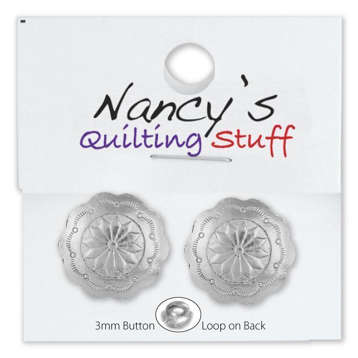 Round Carded Concho Buttons - 2 Pack-Watchus