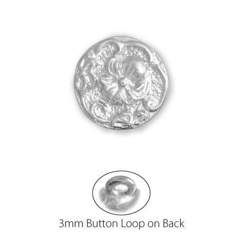 Round Flower Ornament Button-Watchus