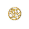Round Gold Dragonfly Disk Button-Watchus
