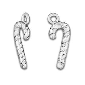 Silver Candy Cane Charm-Watchus