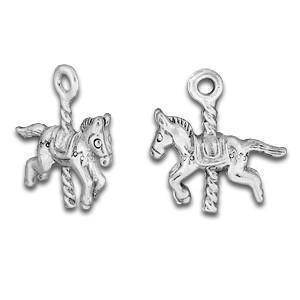 Silver Carousel Horse-Watchus