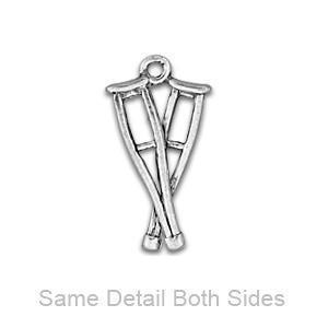 Silver Crutch Charm-Watchus
