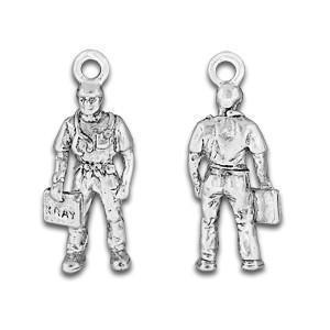 Silver Doctor Charm-Watchus