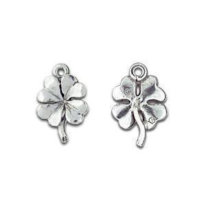 Silver Four Leaf Clover Lucky Charm-Watchus