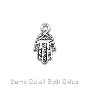 Silver Hamsa Hand Charm