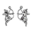Silver Indian with Bow and Arrow Charm-Watchus
