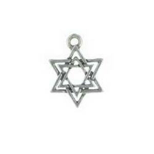 Silver Jewish Star Charm