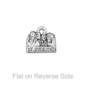 Silver Mount Rushmore Charm