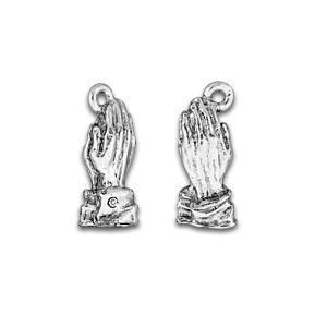 Silver Praying-Hands Charm-Watchus