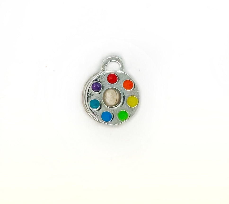 Silver Rainbow Bobbin Charm-Watchus