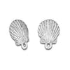 Silver Scallop Shell Charm-Watchus