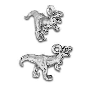 Silver T-Rex Charm-Watchus