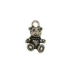 Silver Teddy Bear Charm-Watchus