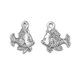 Silver Tropical Fish Charm-Watchus