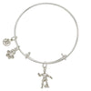 Soccer Player - Paw Charm Bangle Bracelet-Watchus