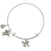 Spider Monkey Charm Bangle Bracelet-Watchus