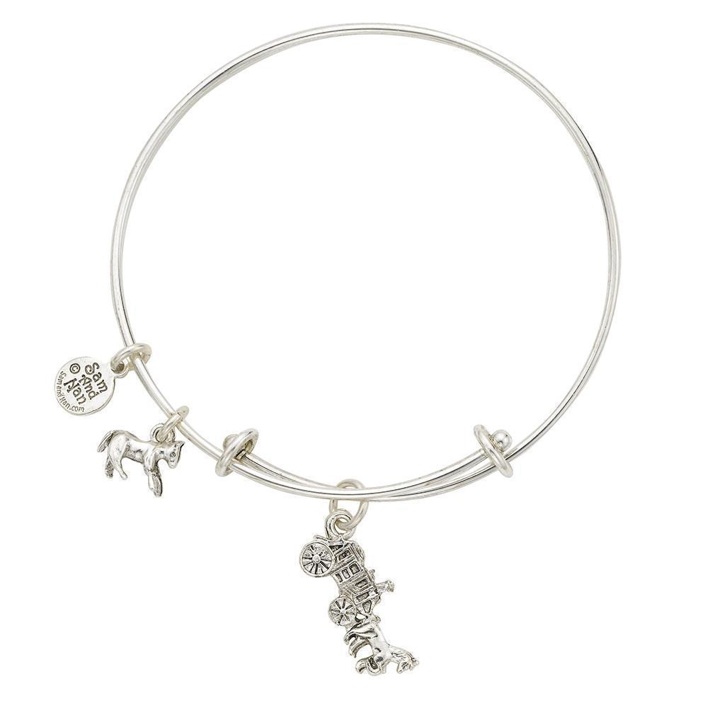 Stagecoach Mini Horse Bangle Bracelet-Watchus