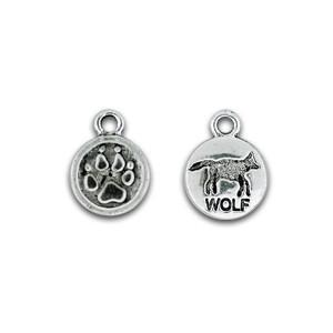 Stamping Wolf Charm