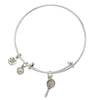 Tennis and Ball Charm Bangle Bracelet-Watchus