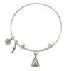 Tepee Charm Bangle Bracelet-Watchus