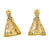 Tepee Gold Plated Charms - C173G-Watchus