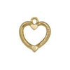 Triple Heart Plated Gold Charm-Watchus