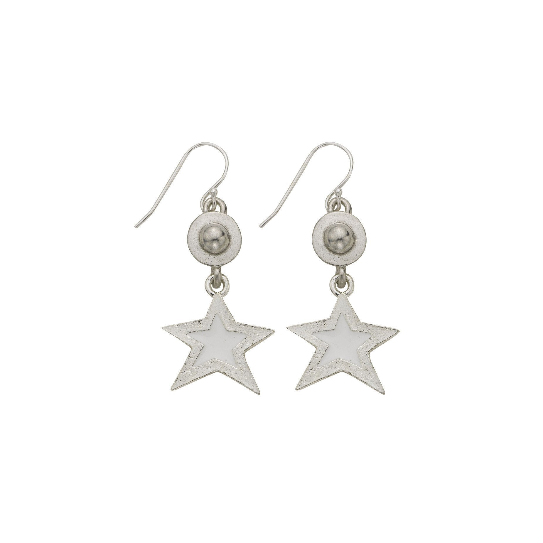 White Star Dome Earring-Watchus