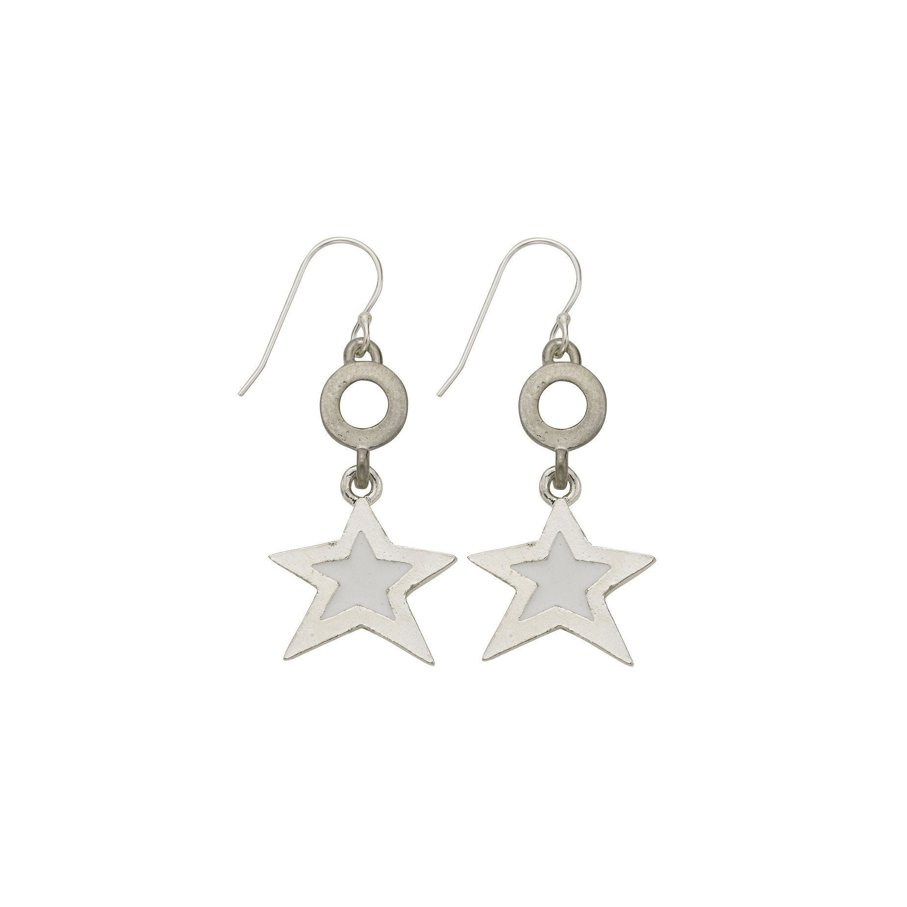 White Star Open Cup Earring-Watchus